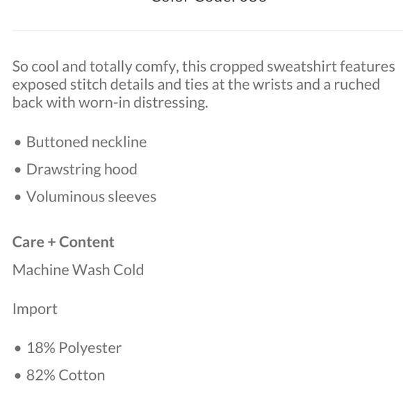 NEW! FP MOVEMENT half court sweat hoodie sweater - Picture 12 of 12